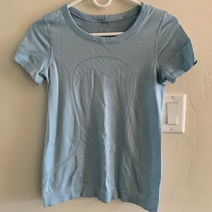 Lululemon light blue top. Size 6. Worn once.